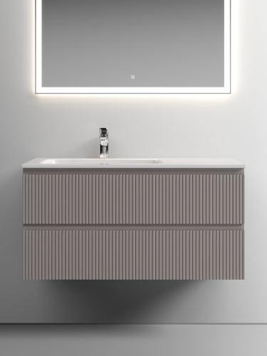 Тумба под раковину Sancos SNOB T SNT100LSM 99,5х44,5х50 настенная - фото 4